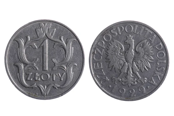 Monedas Polska — Foto de Stock