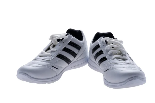 Zapatillas blancas de cerca — Foto de Stock