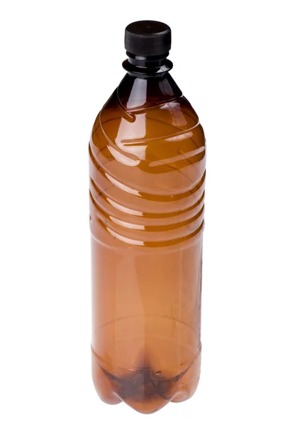 Bottiglia di plastica da vicino — Foto Stock