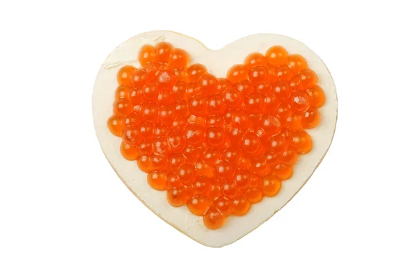 Ímã com caviar vermelho — Fotografia de Stock