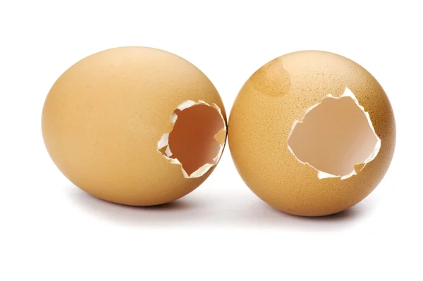 Öppna ägg — Stockfoto
