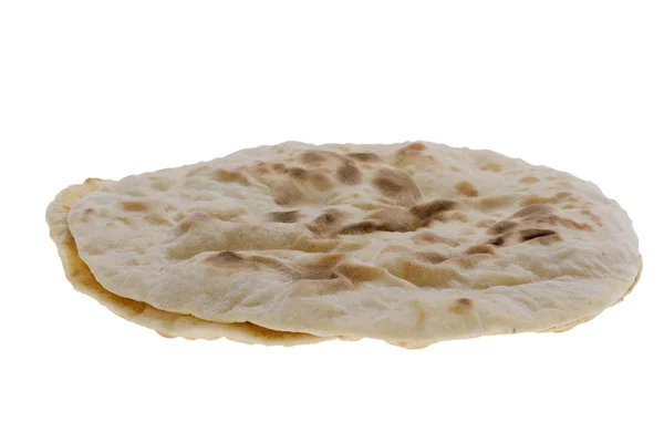 Πίτα σε λευκό κοντινό πλάνο — Φωτογραφία Αρχείου