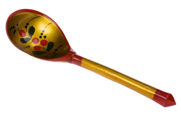 Stock image Painted wood spoon