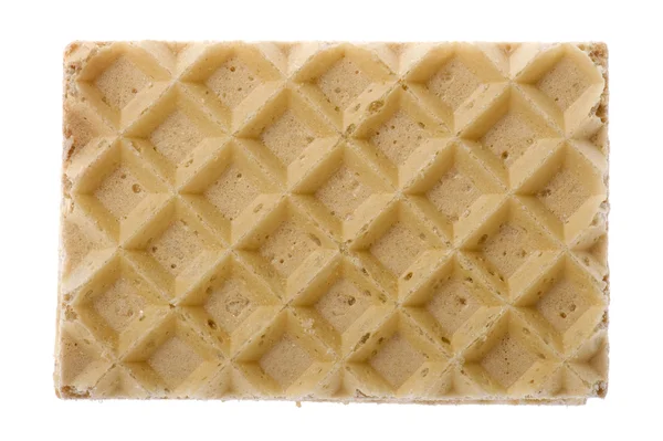 Waffle no fundo branco — Fotografia de Stock