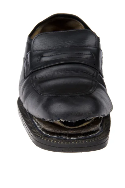Поврежденная обувь — стоковое фото