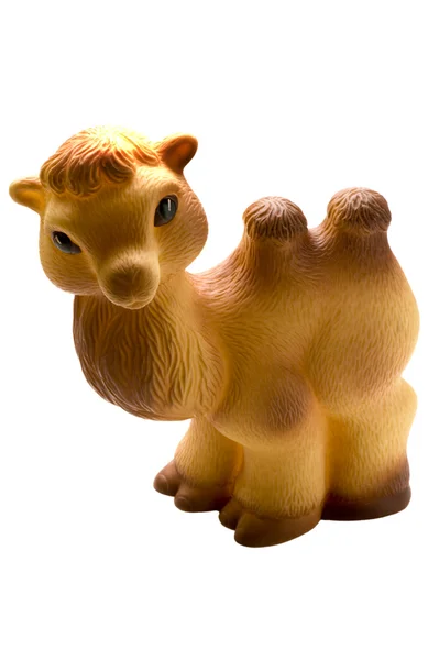 Objeto Branco Brinquedo Camelo Perto — Fotografia de Stock