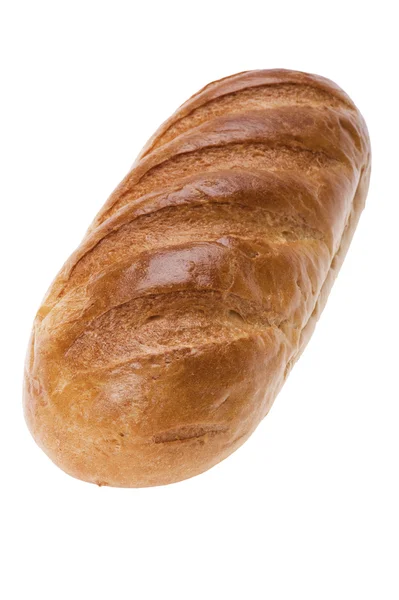 Объект Белом Пищевой Белый Хлеб — стоковое фото