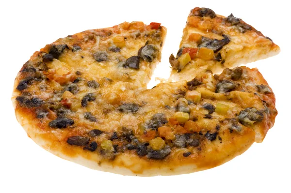 オブジェクト料理ピザのスライス — ストック写真