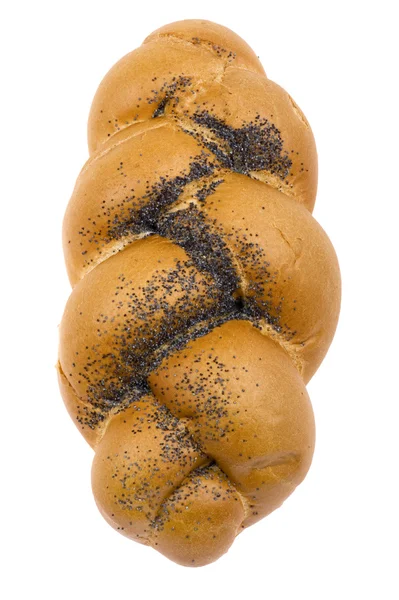 Object White Loaf Poppy Seeds — Stock Photo, Image