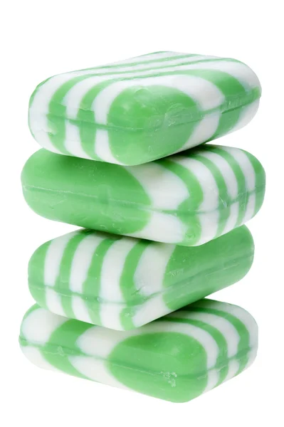 Object White Colored Soap Close — Stock Photo, Image