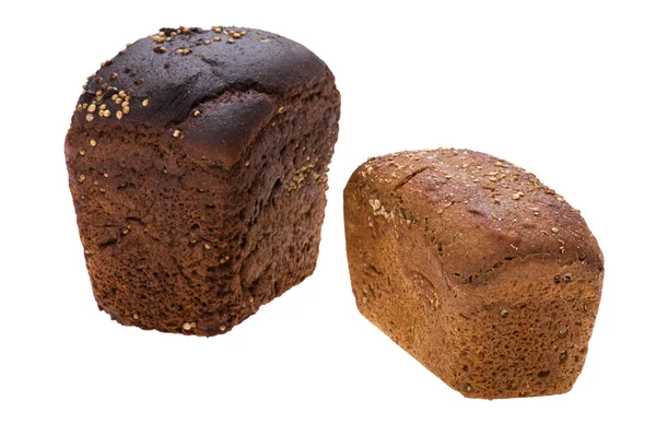 Object White Food Black Bread — Stock Photo, Image