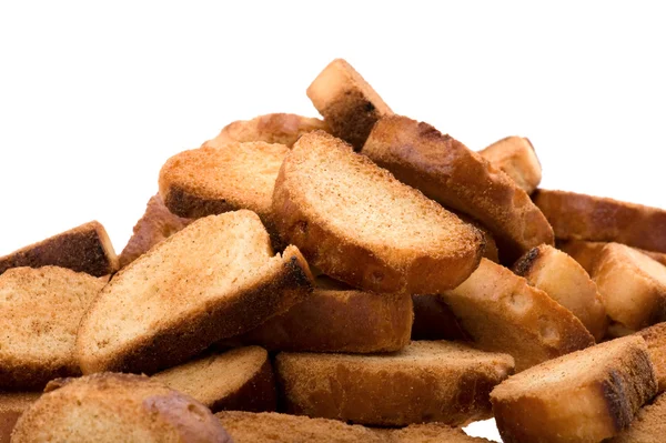 stock image Object on white - food rusk close up