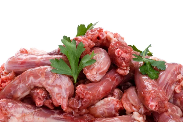 Object White Food Chicken Neck — Stock Photo, Image