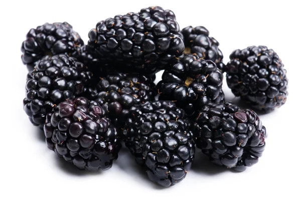 Nesne Üzerinde Beyaz Gıda Blackberry Yakın Çekim — Stok fotoğraf