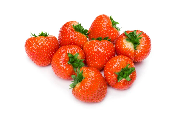 Object White Fruit Strawberry Close — Stock Photo, Image
