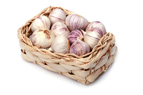 stock image Garlic in box