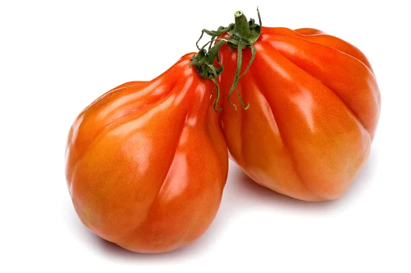 Червоний помідор крупним планом — стокове фото
