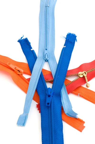 Sewing zipper — Stock Photo, Image
