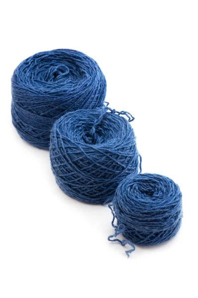 青い糸をクローズ アップ — ストック写真