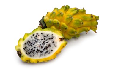 Yellow Pitahaya close up clipart