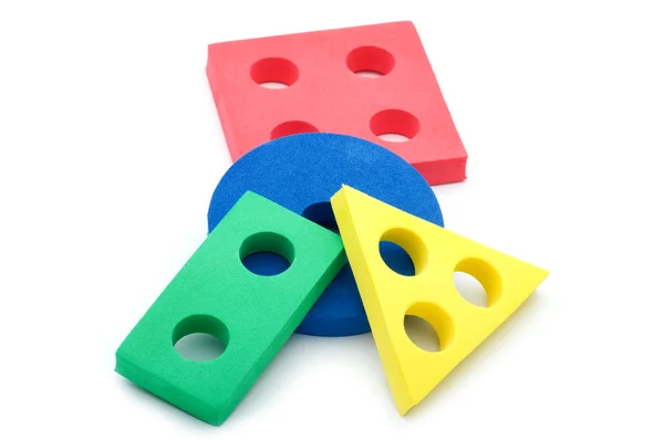 Zbiór kształtów geometrycznych dla dzieci — Zdjęcie stockowe