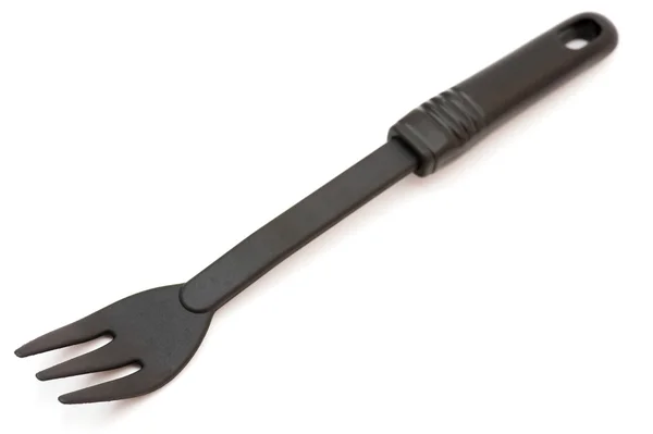 Tenedor de utensilio de cocina en blanco —  Fotos de Stock