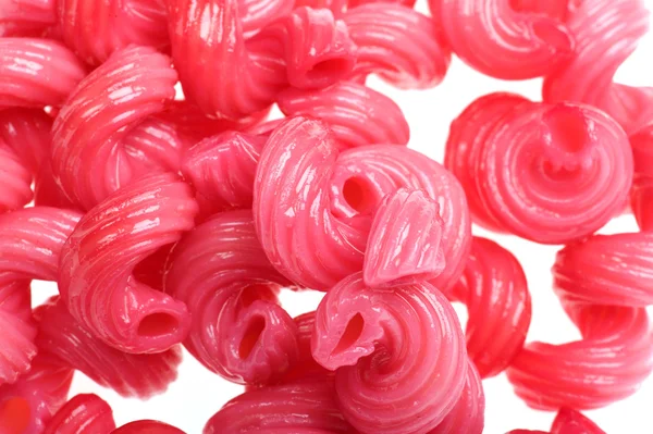 Red pasta macro — Stock Photo, Image