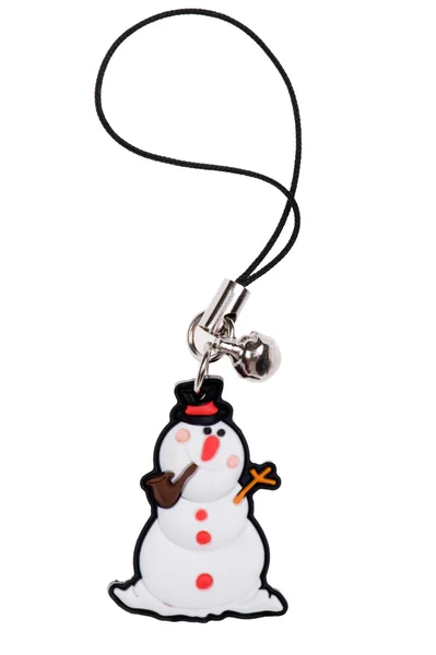 Keychain boneco de neve — Fotografia de Stock