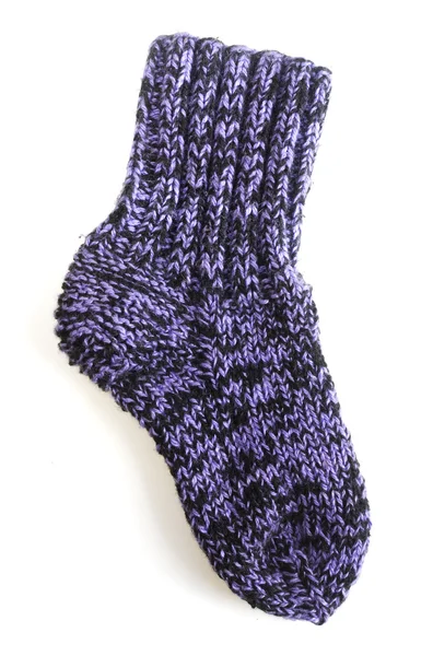 Knitted sock — Stock Photo, Image