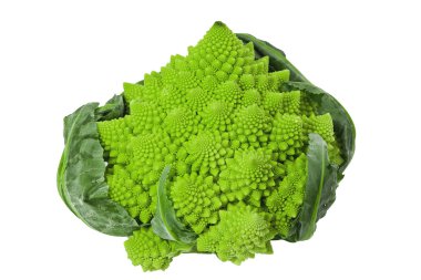 Isolated photo of fresh Romanesco clipart