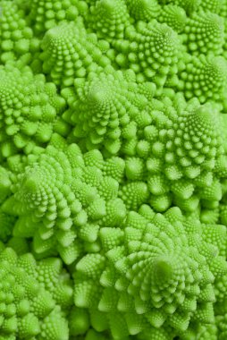 taze romanesco makro fotoğraf