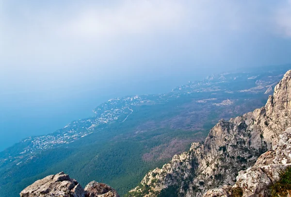 Вид з гори Aypetri — стокове фото