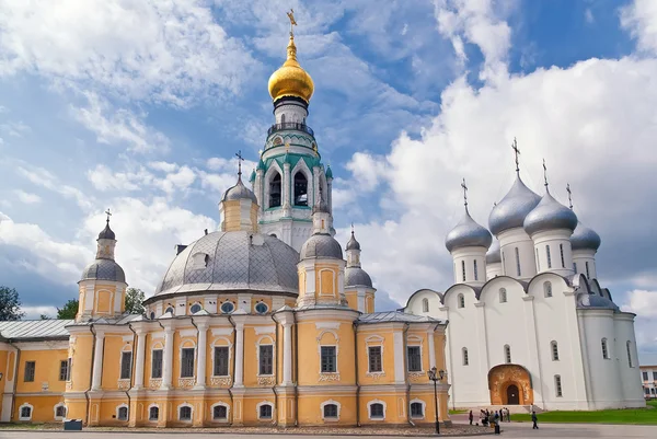 Vologda Kremlin Ensemble Blauer Himmel Wolken — Stockfoto