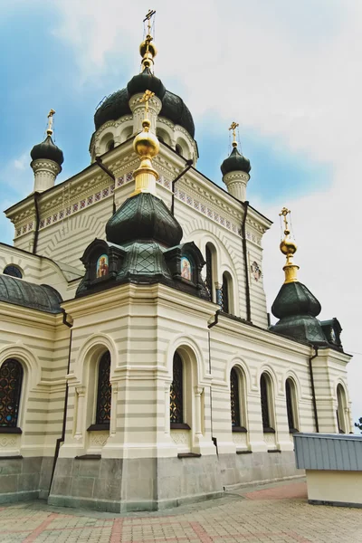 White Marble Church Foros Ukraine Crimea — Stock Photo, Image
