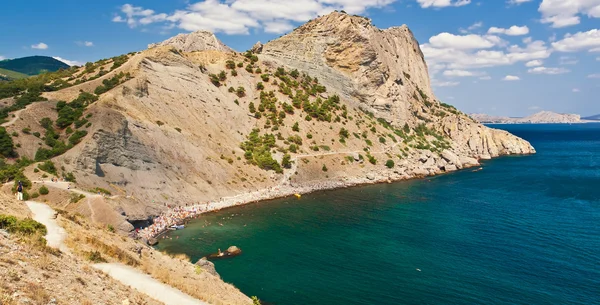 Increíble Paisaje Del Mar Negro Montaña Karadag Crimea Ucrania —  Fotos de Stock