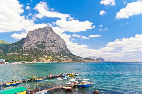 stock image Amazing landscape of the Black Sea in Crimea, Ukraine