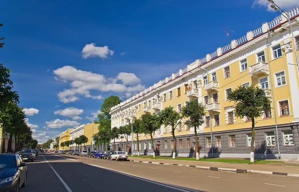 stock image Bright houses line