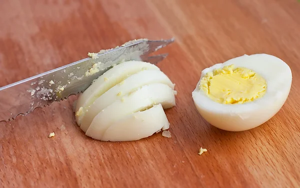 刨切的蛋 — 图库照片