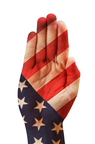 Mão americana . — Fotografia de Stock