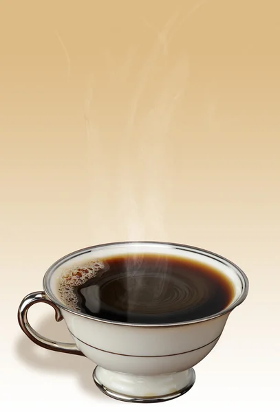 Varm kaffe – stockfoto