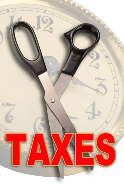 Recorte Impuestos Antes Del Abril —  Fotos de Stock
