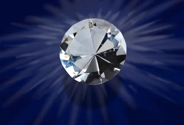 Lysande diamant. — Stockfoto
