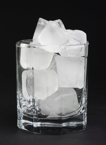 stock image Ice inside a glass