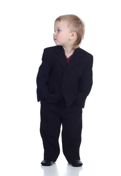 Маленький бизнесмен — стоковое фото