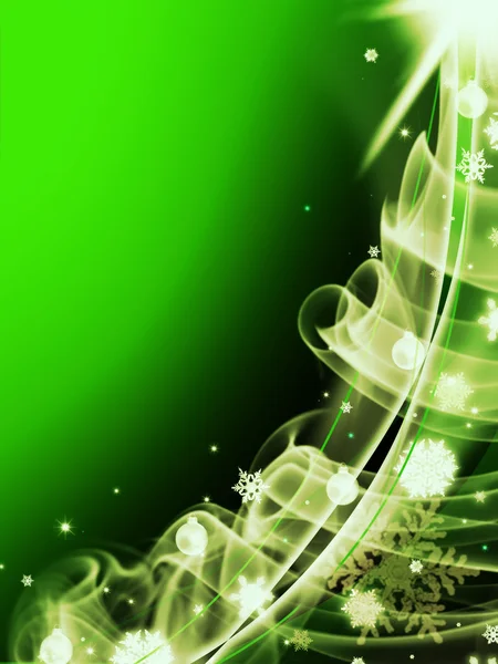 Abstract green christmas background — Stock Photo, Image
