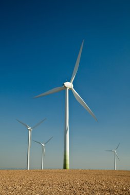 Wind Turbine - alternative and green energy source clipart