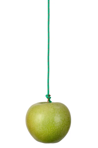 Apfel an der Schnur — Stockfoto