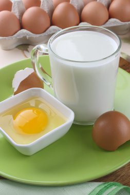 süt ve yumurta