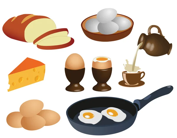 stock vector Breakfast