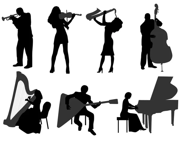 Музиканти — стоковий вектор